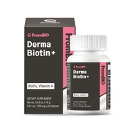 Derma Biotin+ (60 Tablets, 60 Days) - Vitamin B7 Supplement for Healthy Skin & Hair. High-Potency Bi