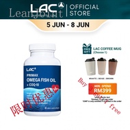 [Expiry Apr 2027] LAC Primax Omega Fish Oil + CoQ-10 (60 Enteric Coated Softgels) 01404570