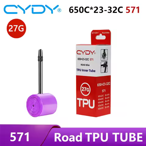 CYDY Road Bicycle TPU Inner Tube 650x23C 25C 26C 27C 28C 30C 32C Cycling Bike Tires 27g Camera tyre 