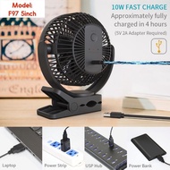 2025 OPOLAR Fan, Clip on Fan Portable Rechargeable Fan 8-Inch 10000mah