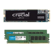 Crucial MX500 1TB M.2 SATA 6Gb SSD Bundle with Crucial 32GB (2 x 16GB) DDR4 PC4-21300 2666MHz Memory