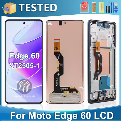 OEM 6.67''For Motorola Edge 60 XT2505-1 XT2505-4 For Moto Edge60 LCD Display Touch Screen Digitizer 