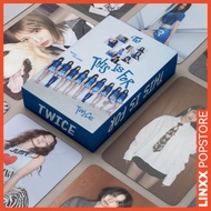 LINXX 55pcs TWICE Album THIS IS FOR Lomo Cards HD Photos 3 Inch Small Fan Collection Cards Merchandi