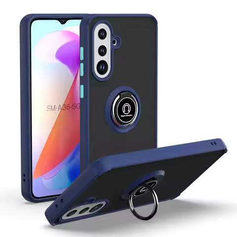 For Samsung Galaxy A16 A20 A21 A22 A36 A51 Magnetic Ring Stand Holder Shockproof Phone Case For Gala