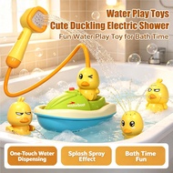 Baby Bath Toys Mainan mandi bayi untuk kanak-kanak dengan 3 mainan mandi bebek elektrik mainan sempr