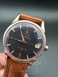 Omega 歐米茄紅金鋼星座, 包紅金錶殼, 代用錶扣及錶帶