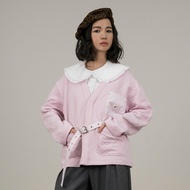 Argyle & Oxford - a&O Chore Cardigan in Pink