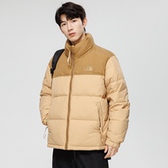 KY-D Winter Tide Popular down Jacket Men's Short Color Stitching Stand-up Collar down Jacket down Jacket White Duck down