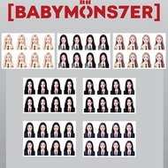 BABYMONSTER Combination Merchandise ID Photo 3cm Photo Shinsha Lan Zheng Yaqian Li Charen ASA2026062