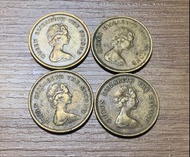 1977年香港女皇頭5毫硬幣 香港五十仙硬幣 保養良好（每個$40）