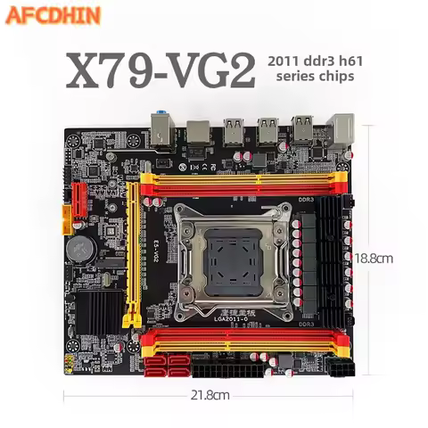 New X79-VG2 desktop main board 2011 DDR3 support server E5-2650v2 2680