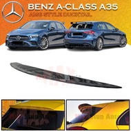 MERCEDES BENZ A-CLASS W177 A35 HATCHBACK 2020 AMG STYLE REAR TRUNK SPOILER DUCKTAIL CAR BODYKIT A160