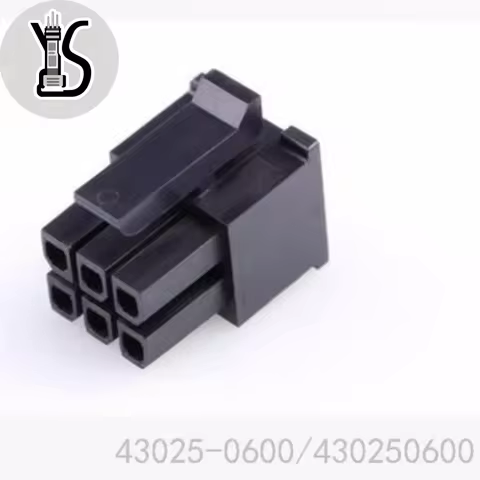 20PCS Original genuine Automotive Connector 43025-0600 Micro-Fit 3.0 Receptacle Housing 6 Circuits U