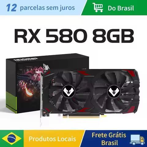 Graphics Cards AMD Radeon RX580 2048SP 8G GDDR5 256bit HDMI+DP*3 Video Card For Desktop Gaming Compu