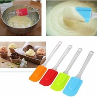 Cooking Silicone Spatula Cooking Baking Scraper Food Grade Silicone Heat Resistant Non-Stick Multipurpose Cream Cake Dough