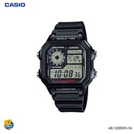 นาฬิกาข้อมือผู้ชาย สายเรซิ่น Casio Standard Digital รุ่น AE-1200WH AE-1200WH-1A AE-1200WH-1B สายเรซิ