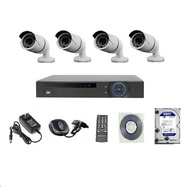 Mastersat กล้องวงจรปิด CCTV ชุด 4 กล้อง IP NVR POE 1 MP with HDD ไม่ใช้ Adapter (ไม่ต้องใช้ POE Swi