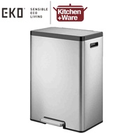 EKO Ecocasa II Stainless Steel Rectangle Step Bin with Soft Closing 10L / 12L / 20L | Trash Garbage