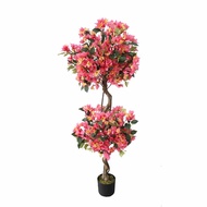Pokok Bunga Kertas Bonsai Kuning Merah Jambu Hiasan 180CM / Premium Artificial Bougainvillea Yellow 