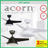 Acorn Rapido AC-268 32" Ceiling Fan with LED Light and Remote