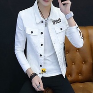 Áo Khoác Kaki Jean Wash Nam Nữ Unisex Có Cổ Bẻ Chống Lạnh Chống Nắng Chống Gió Chống Tia Uv Dày 2 Lớ