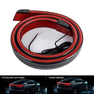 [WACB] For bmw e90 e60 f30 e39 AUDI A4 A3 A5 120cm Carbon Fiber Led Spoiler Light Universal Car DRL 