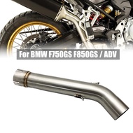 F750GS F850GS Exhaust Muffler Mid Link Pipe Escape Slip-on For BMW F 850 GS ADV Adventure F 750 GS F