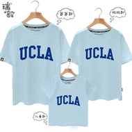 เสื้อยืดคู่รักคู่มือ UCLA แขนสั้น แขนครึ่งตัว สำหรับครอบครัว ผ้าฝ้าย ลายพิมพ์ ลำลอง ฤดูร้อน 2021 สำห