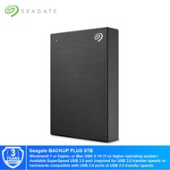 Seagate® 5TB Backup Plus 2.5IN USB3.0 Portable Drive - Black/ Silver/ Blue/ Red - STHP50004