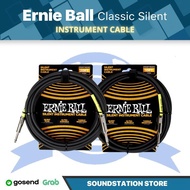 Ernie Ball Classic Straight to Straight Instrument Cable - Bass Guitar Jack Cable OriginalOriginal