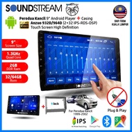 Soundstream Android 9” Touch Screen High Definition Car Android Double Din Player + Casing for Perod
