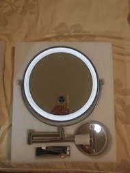 LED 燈化妝鏡 放大鏡 伸縮臂