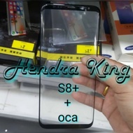 Lcd glass + Eca glue samsung S8 plus G955 G955f original touchscreen windshield