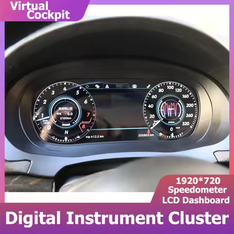 Digital LCD Instrument Cluster Virtual Cockpit For Golf 6 7 Sharan Tiguan Passat CC B7 B8 Scirocco J