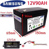 🔥🔋แบตเตอรี่ 12V 90Ah100Ah แบตลิเธียม แบตเตอรี่ถังพ่นยา แบตเตอรี่เครื่องพ่นยา (น้ำหนักเบา) เหมาะสำหรั