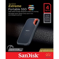 SanDisk Extreme Portable SSD V2 (SDSSDE61-4T00-G25) 4TB อ่านสูงสุด 1050 MB/s เขียนสูงสุด 1000 MB/s ร