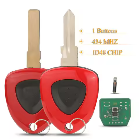 Jingyuqin 1 Buttons ID48 Chip 434MHz ASK 012432 TRWS46E Car Remote Key For Ferrari F430 F458 F612 F5