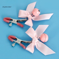 buymorem 1 Pair Breast Clamp Increase Joy Arouse Emotions Prolong Climax Erotic Feeling Flirt Bow Be