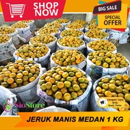 Buah Jeruk Medan Manis Segar 1 KG SIO STORE Tersedia Juga Jeruk Santang Promo 2Kg dan Apel Fuji Premium Buah Segar Sayuran Segar Bawang Merah Jeruk