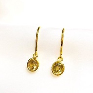 【茉莉亞緹 Moriarty Jewelry】14K 黃K金 碧璽(電氣石)耳環