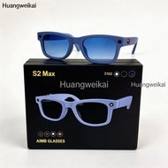 Latest 2026 S2 max Smart Al Camera Glasses  Voice Assistant Anti Blue-Light Sunglasses Music VS v3 G