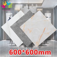 3MM PVC Rubber Tiles Marble Pattern 60 60 Cm Waterproof Fireproof Easy To Clean Floor Bedroom