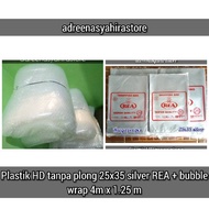 ESW-479 Paket bundling plastik HD tanpa plong REA silver 25x35 +