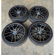 Original BMW 19 inch M sport Rims 5 series 19 X 9.5 J front and 19 X 8.5J Back Import Used Japan