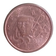 Koleksi Koin Prancis Euro Cent 1 cent K-4275