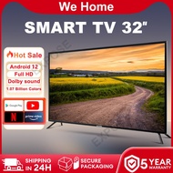 32 inch Smart TV FHD Android 12 Slim Screen television 32” LED TV With Bracket Android TV Netflix/Youtub