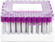 Vacutainer Blood Collection Tubes 3ml EDTA K₃ Vacuum Collecting Lab Tube for Lab Test Tubes Pet Anim