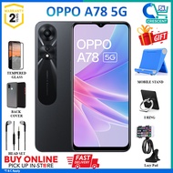 OPPO A78 5G || 8GB/128 GB & 8/256GB || Brand New || With 2 Years Official OPPO Warranty || WITH GIFT