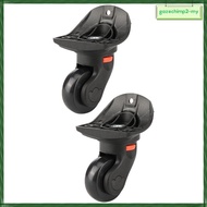 [GazechimpecMY] 2x Luggage Wheels Suitcase Repair Wheels Luggage Suitcase Replacement Wheels
