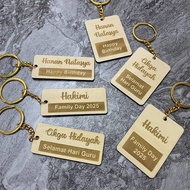 Keychain Nama l Keychain Engrave, Ukir l Hari Guru l Teacher Day